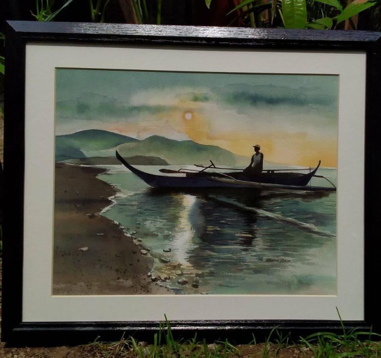 Davao artist uses organic, budgetfriendly products for his paintings