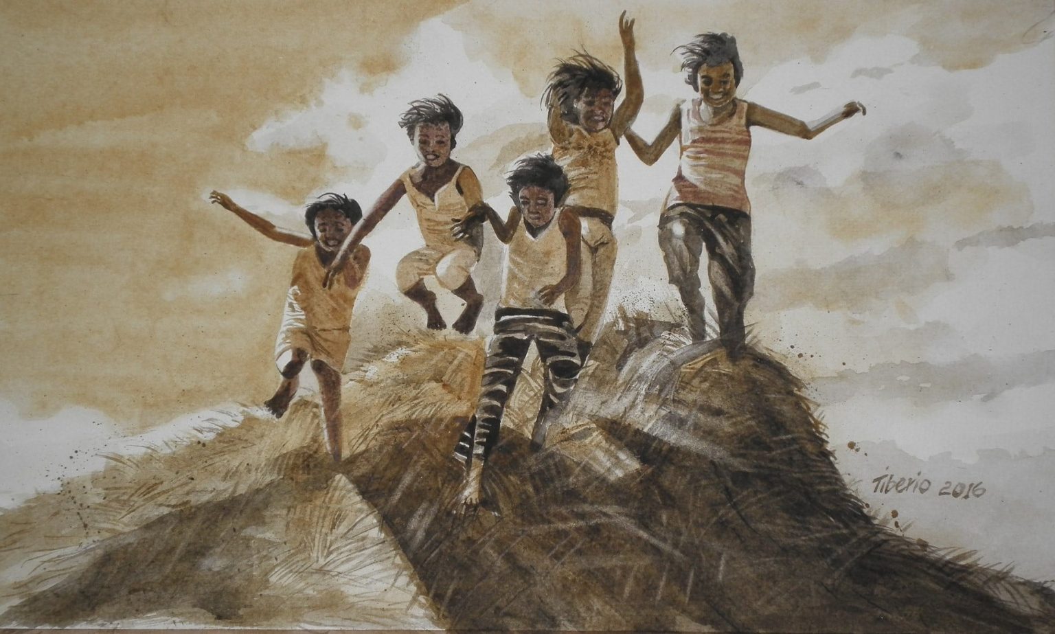 Davao artist uses organic, budgetfriendly products for his paintings