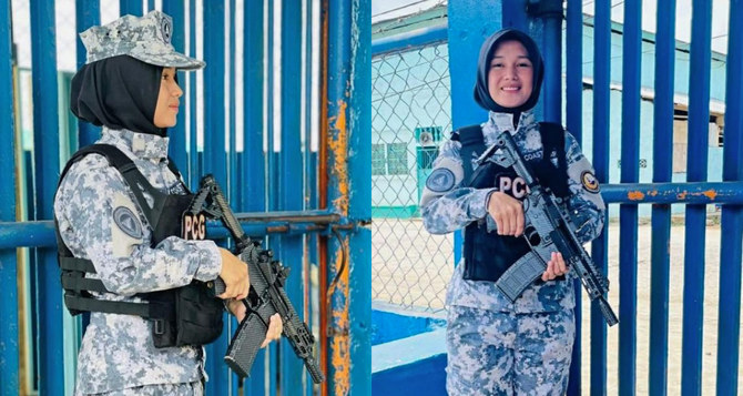 Philippine Coast Guard hijab women