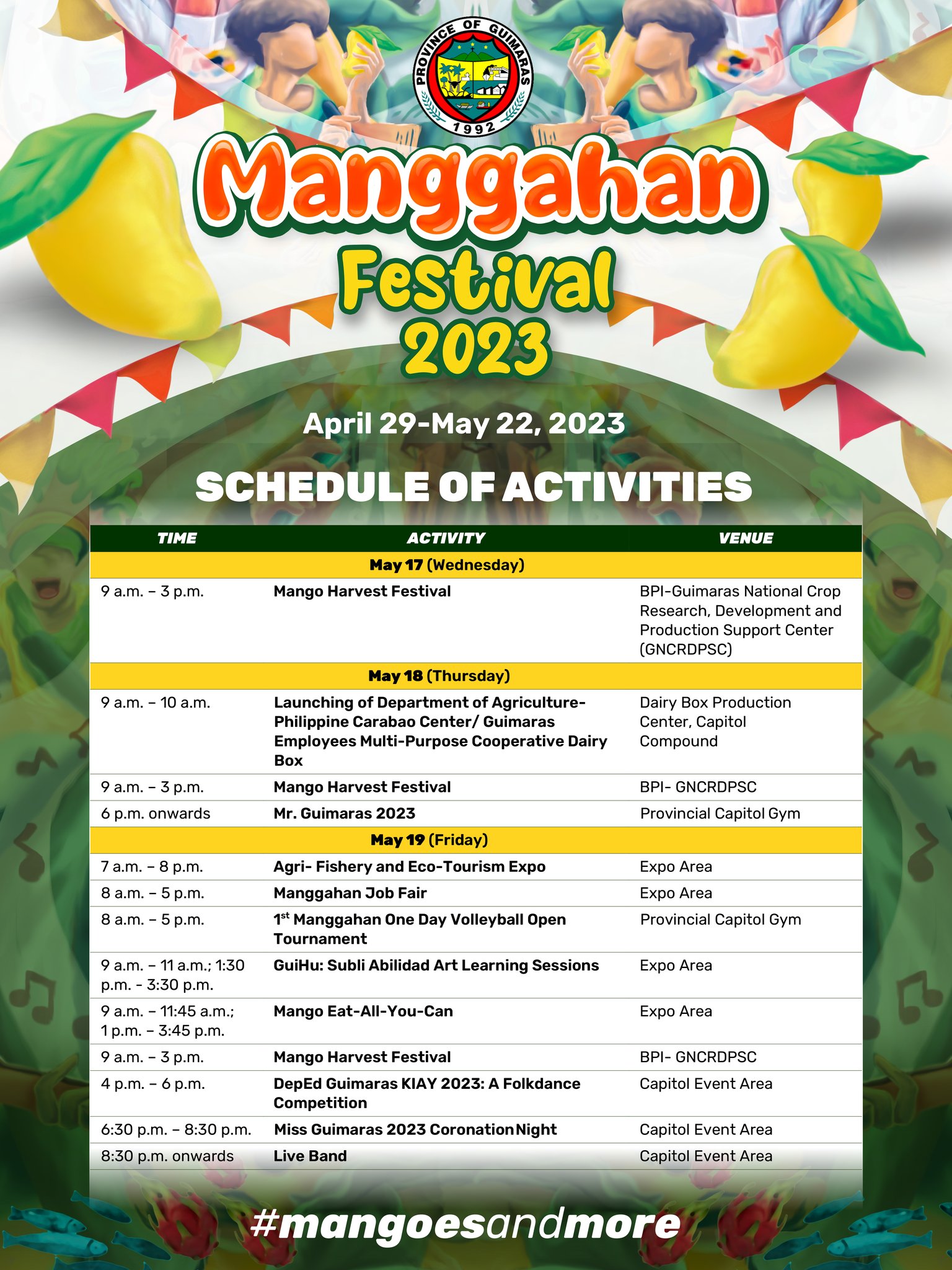 The Manggahan Festival in Guimaras returns in 2023, here’s what to expect