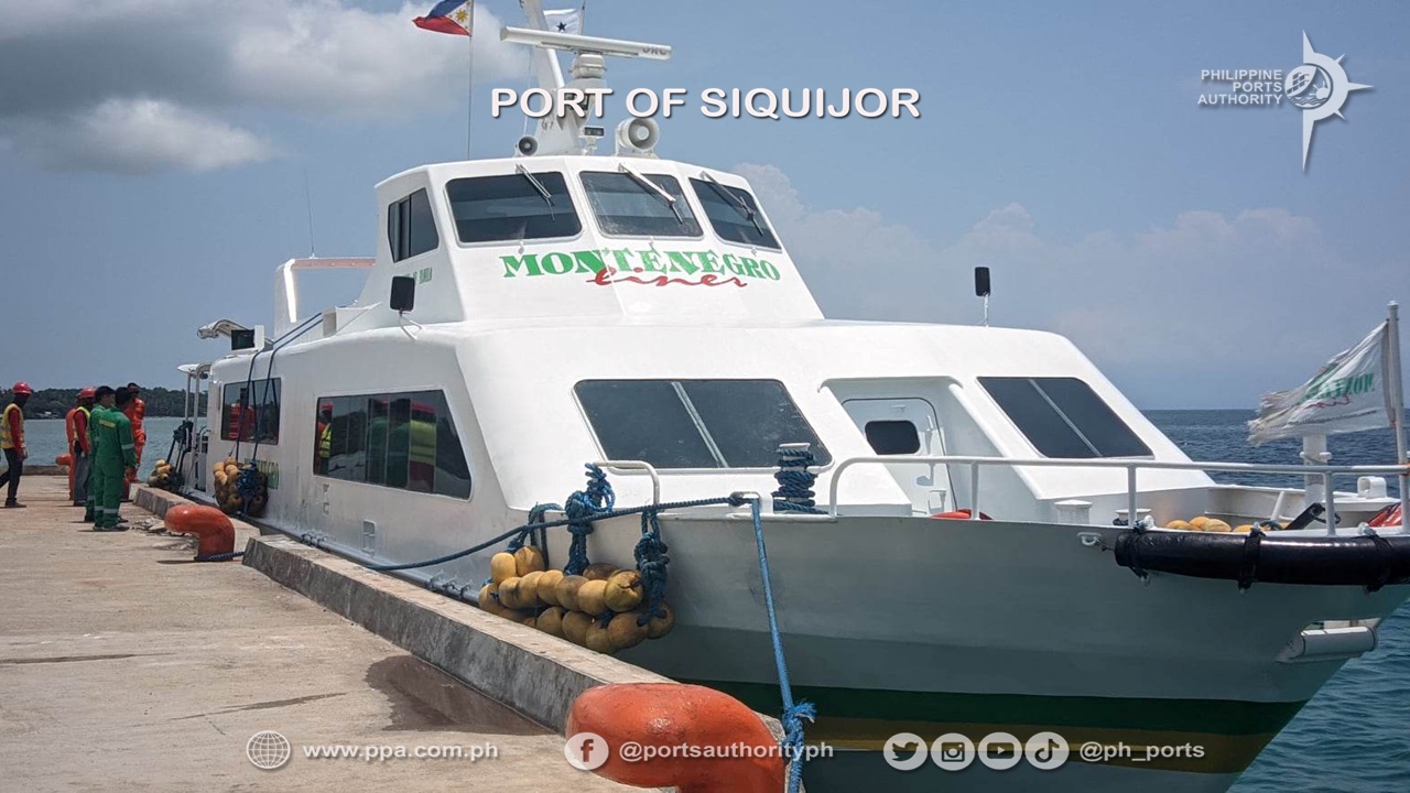 Travel from Dumaguete to Siquijor in less than an hour with Montenegro